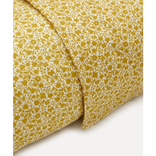 코코 앤 울프 플로라L Stencil Honey Cot Bed Flat Sheet Coco & Wolf Floral Stencil Honey Cot Bed Flat Sheet 01068