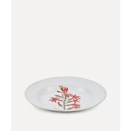 아스티에 드 빌라트 Cardinal 플라워 파스타접시 Astier de Villatte Cardinal Flower Soup Plate 00785