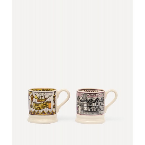 엠마 브릿지워터 Liberty Half-Pint 머그 2세트 구성 Emma Bridgewater Liberty Half-Pint Mugs Set of Two 00388