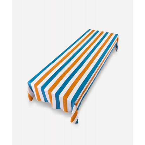 서머릴 앤 비숍 스트라이프 린넨 테이블보 Summerill & Bishop Stripe Linen Tablecloth 00243