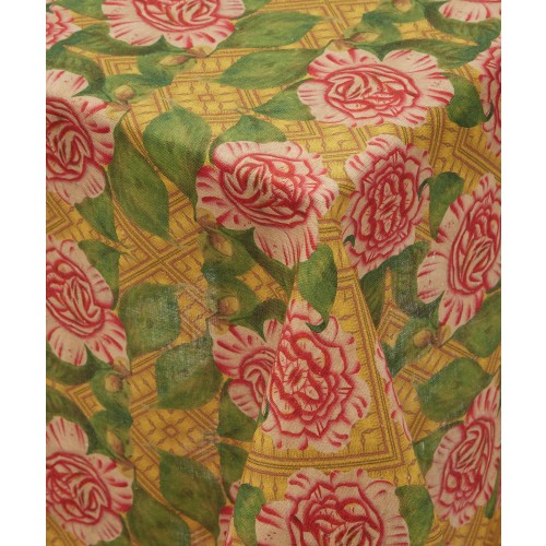 아베니다 홈 Charming Camellia 라지 300x150cm 린넨 테이블보 Avenida Home Charming Camellia Large 300x150cm Linen Tablecloth 00237