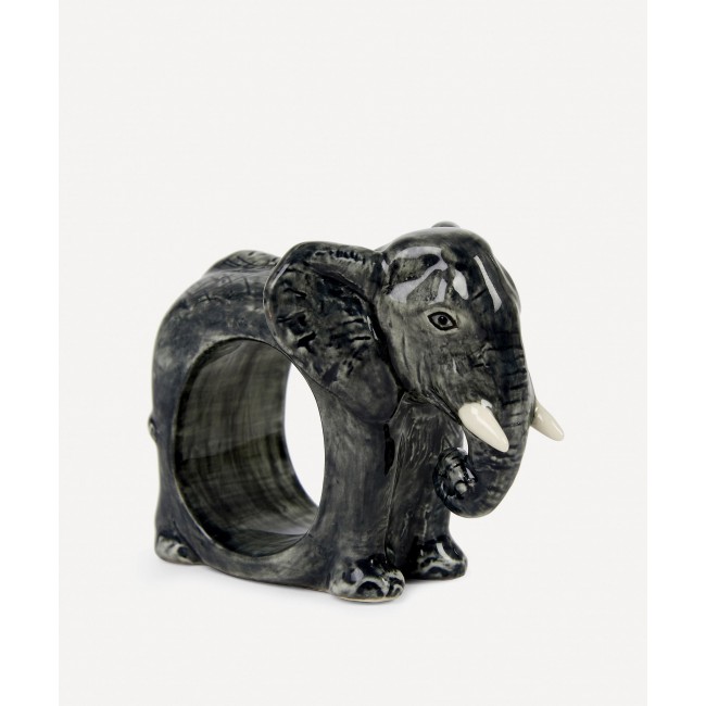 퀘일 코끼리 냅킨 링 Quail Elephant Napkin Ring 00198