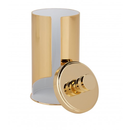 조디악 실린더 골드-접시D 코튼 Pad Dispenser ZODIAC Cylinder Gold-Plated Cotton Pad Dispenser 05935