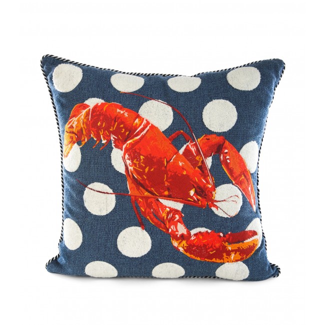 맥켄지 차일드 Lobster Accent 쿠션 (50cm x 50cm) MacKenzie-Childs Lobster Accent Cushion (50cm x 50cm) 02888