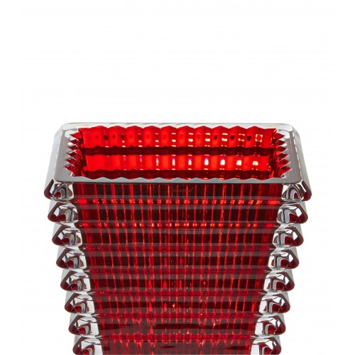 바카라 미디움 Eye 직사각형 Red 화병 꽃병 (20 cm) Baccarat Medium Eye Rectangular Red Vase (20 cm) 02646