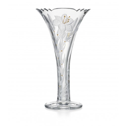 바카라 Haute 코투어 Lys 화병 꽃병 (38cm) Baccarat Haute Couture Lys Vase (38cm) 02453
