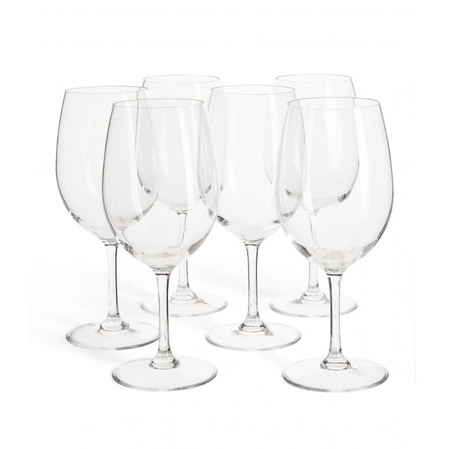 마리오 루카 지우스티 Set of 6 비스트로 High 레드 와인잔 (500ml) Mario Luca Giusti Set of 6 Bistro High Wine Glasses (500ml) 02007