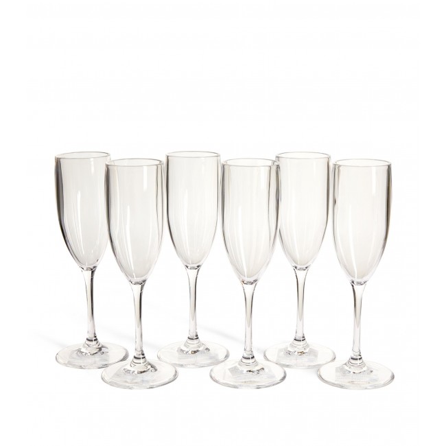 마리오 루카 지우스티 Set of 6 샴페인 플루트 Mario Luca Giusti Set of 6 Champagne Flutes 01709