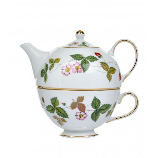 웨지우드 와일드 스트로베리 Tea For One Wedgwood Wild Strawberry Tea For One 01651