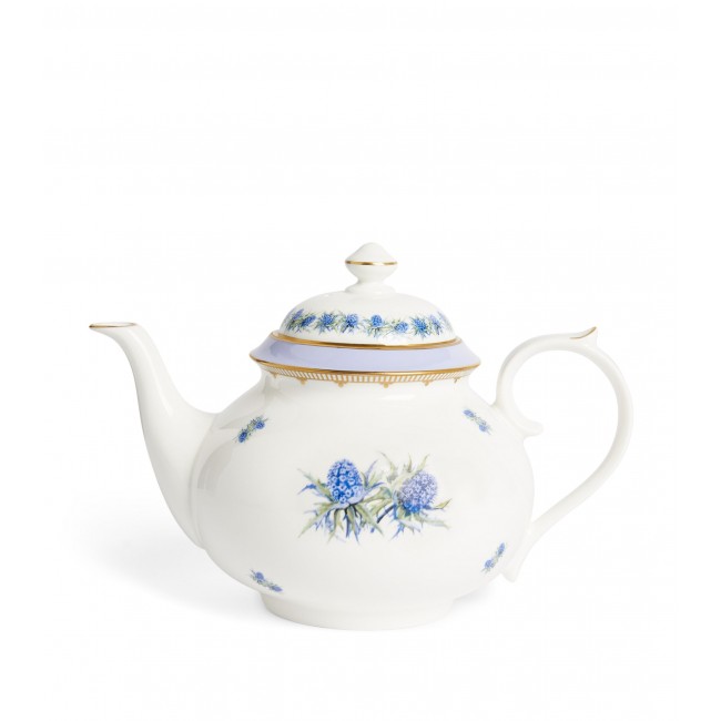 할시온 데이즈 Shell 가든 플로라L 티포트 Halcyon Days Shell Garden Floral Teapot 01617