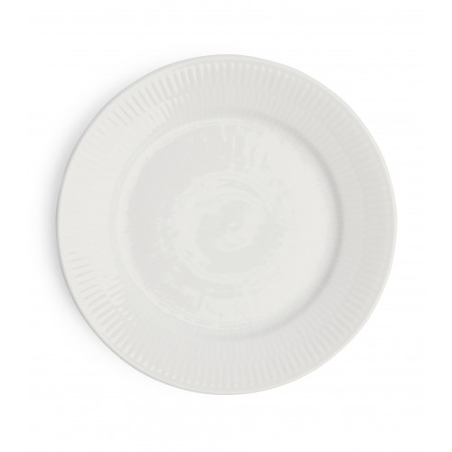로얄 코펜하겐 화이트 Fluted 접시 (19cm) Royal Copenhagen White Fluted Plate (19cm) 00982