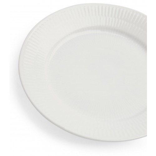 로얄 코펜하겐 화이트 Fluted 접시 (19cm) Royal Copenhagen White Fluted Plate (19cm) 00982