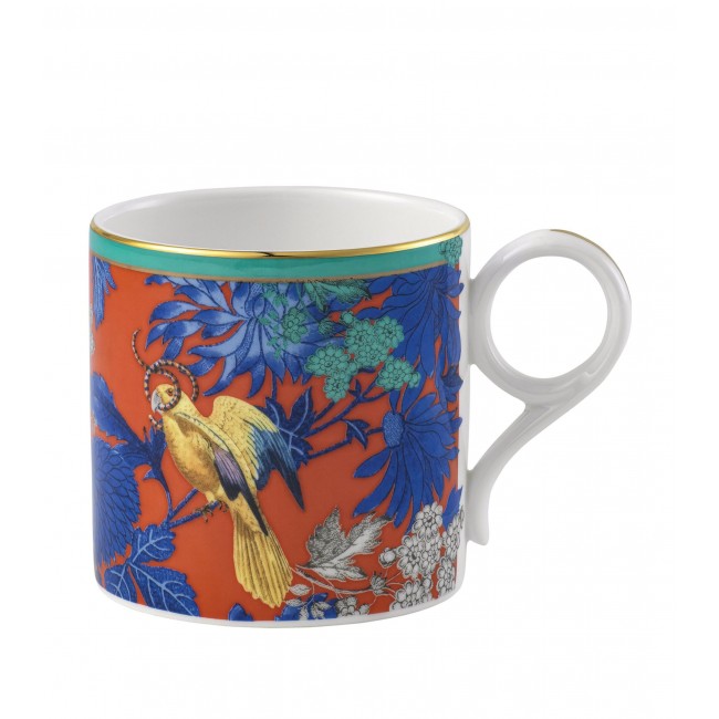 웨지우드 Wonderlust 골든 Parrot 머그 Wedgwood Wonderlust Golden Parrot Mug 00664