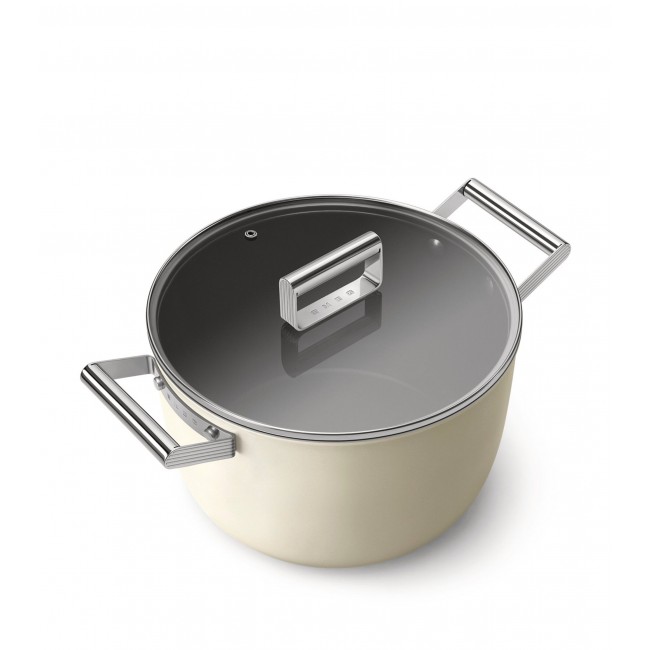 스메그 50s Style 캐서롤 Pan with Lid (26cm) Smeg 50’s Style Casserole Pan with Lid (26cm) 00035
