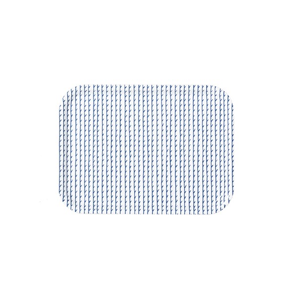 아르텍 Rivi 트레이 27 x 20 cm 화이트 - 블루 Artek Rivi tray  27 x 20 cm  white - blue 15421