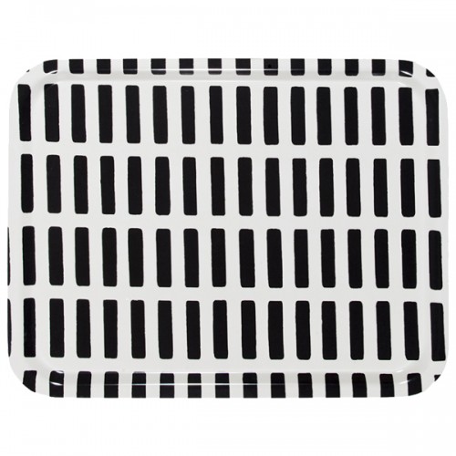 아르텍 Siena 트레이 43 x 33 cm 화이트 - 블랙 Artek Siena tray  43 x 33 cm  white - black 15419