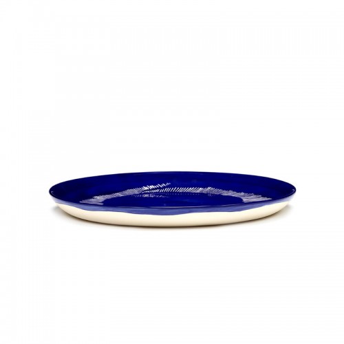 SERAX 세락스 Feast 접시 M 2 pcs 블루 - 화이트 SXB8921005A-2