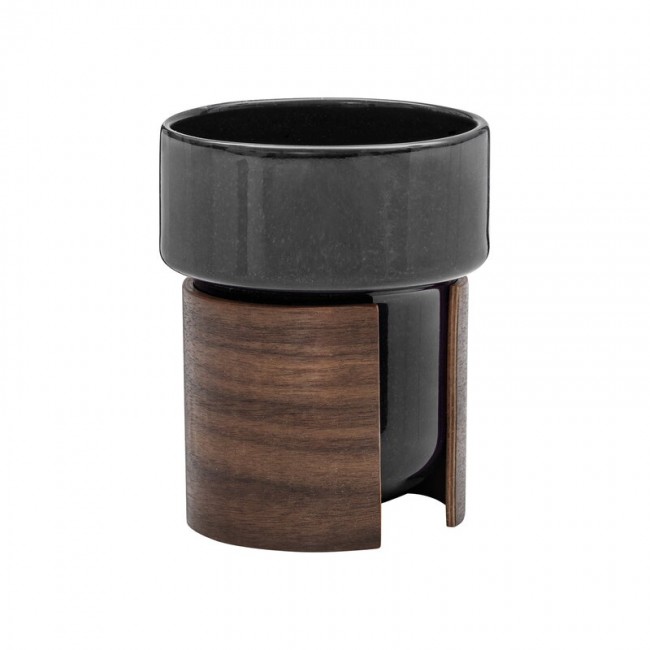 Tonfisk Design Warm cup 2 4 dl set of 블랙 - walnut TFTNB003