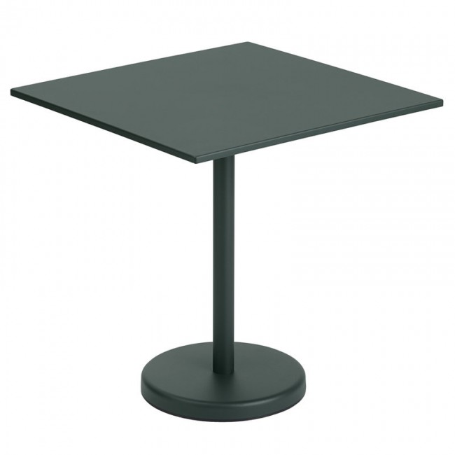 MUUTO 무토 Linear Steel Cafe 테이블 70 x cm 다크그린 MU31052