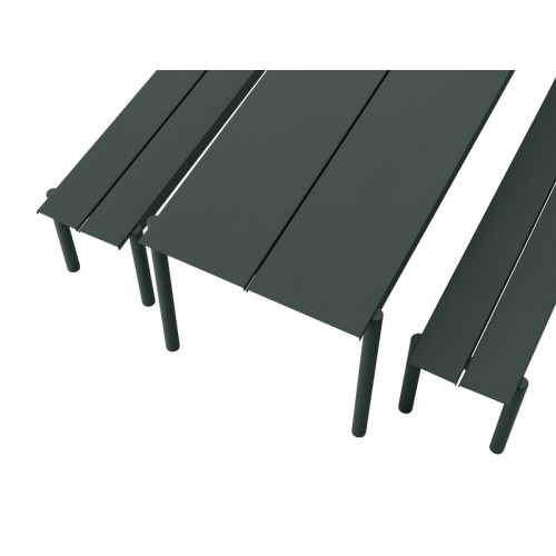 MUUTO 무토 Linear Steel bench 170 cm 다크그린 MU30943-30953
