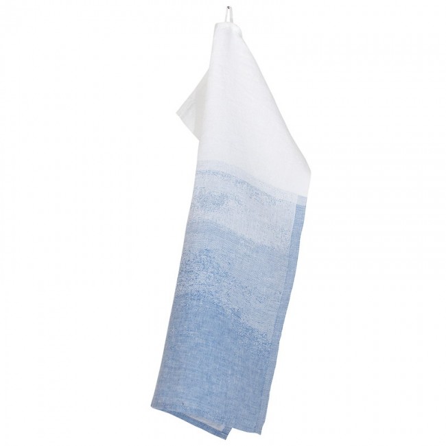 Lapuan Kankurit Saari hand towel 화이트 - 블루 LT63857