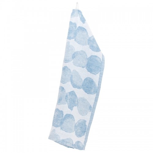 Lapuan Kankurit Sade hand towel 화이트 - rainy 블루 LT63564