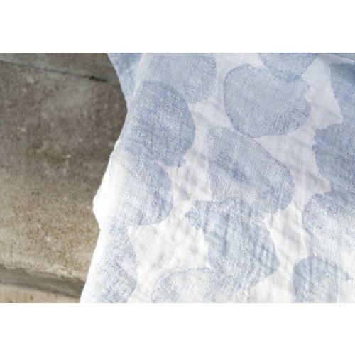 Lapuan Kankurit Sade hand towel 화이트 - rainy 블루 LT63564