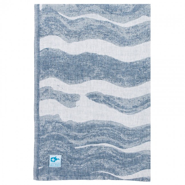 Lapuan Kankurit Aallonmurtaja giant towel 화이트 - 블루 LT53858