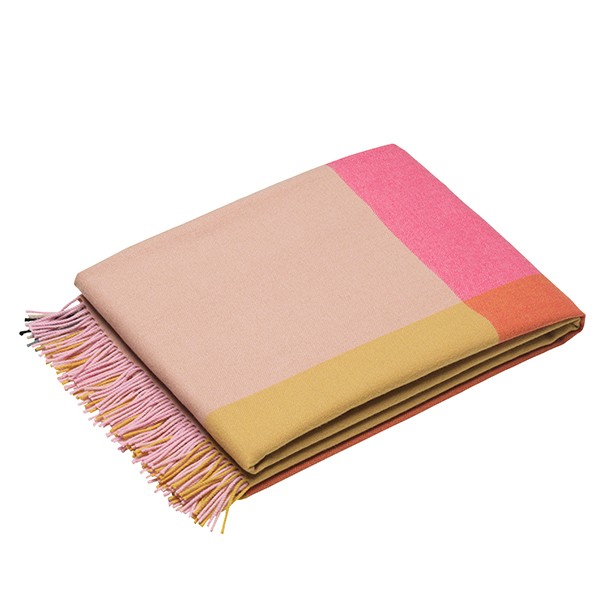 VITRA Colour Block 담요 블랭킷 핑크 - beige Vitra Colour Block blanket  pink - beige 11764
