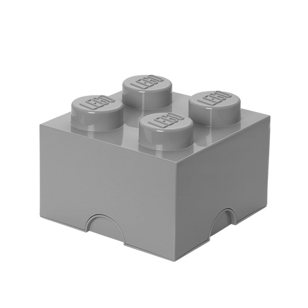 ROOM COPENHAGEN 룸 코펜하겐 Lego Storage Brick 4 grey LE40031740