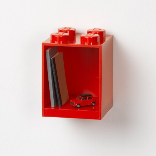 ROOM COPENHAGEN 룸 코펜하겐 Lego Brick Shelf 4 bright red LE41141730
