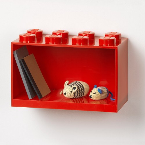 ROOM COPENHAGEN 룸 코펜하겐 Lego Brick Shelf 8 bright red LE41151730