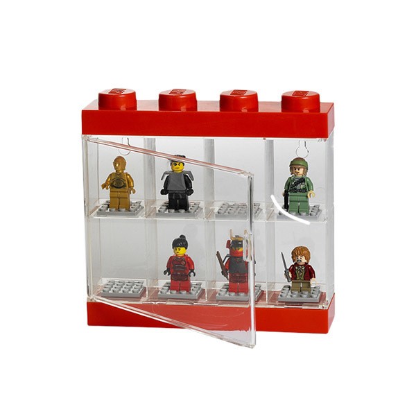 ROOM COPENHAGEN 룸 코펜하겐 Lego Minifigure Display Case 8 red LE40650001