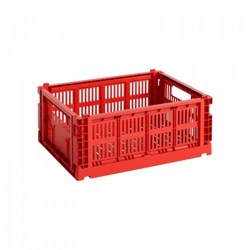 HAY 헤이 Colour Crate M recycled plastic red HA541462