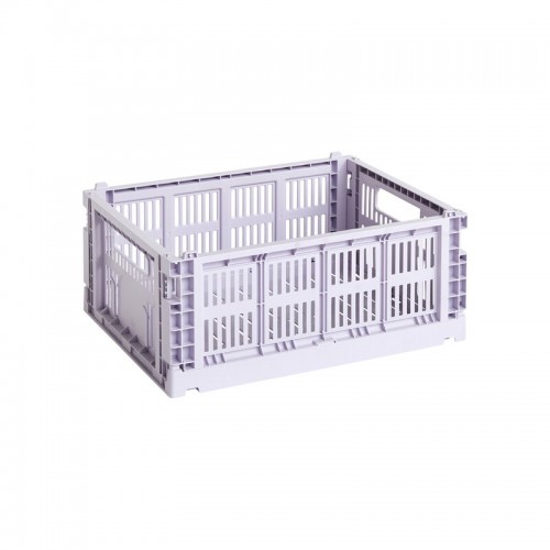 HAY 헤이 Colour Crate M recycled plastic lavender HA541459