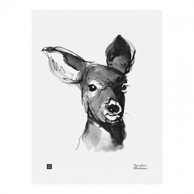 TEEMU JARVI ILLUSTRATIONS TE에뮤 Charming deer poster 30 x 40 cm TJ6430065513216