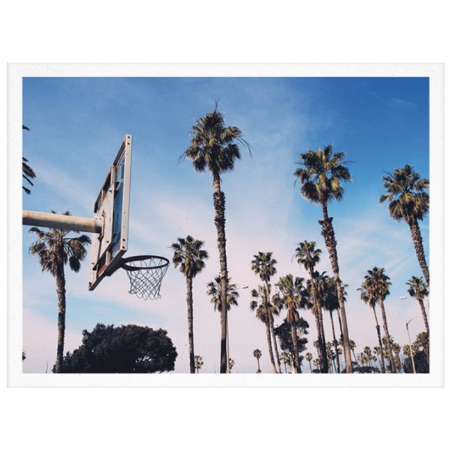PAPER COLLECTIVE 페이퍼콜렉티브 Cities of Basketball 02 (LA) poster PC09121