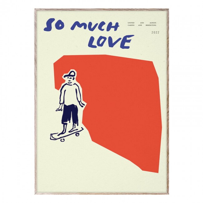 MADO 마도 So Much Love Skateboard poster 30 x 40 cm DOM5106