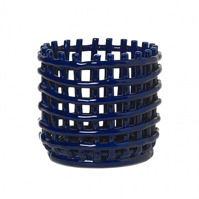 FERM LIVING 펌리빙 세라믹 basket small 블루 FL110072401