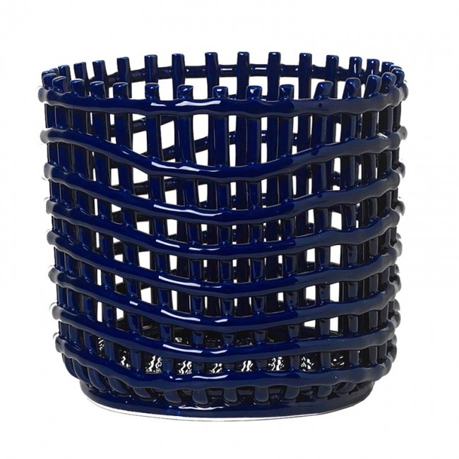 FERM LIVING 펌리빙 세라믹 basket 라지 블루 FL110070401