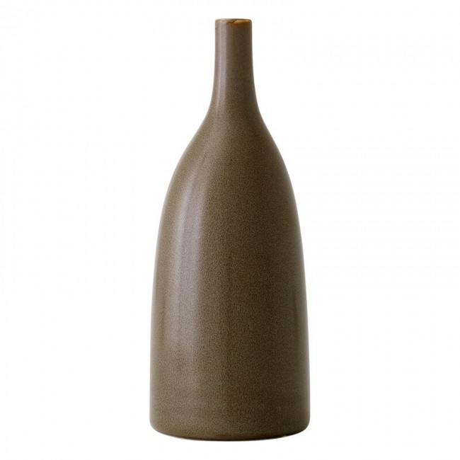 MENU Strandgade Stem 세라믹 화병 꽃병 olive 그린 MENU Strandgade Stem ceramic vase  olive green 08713