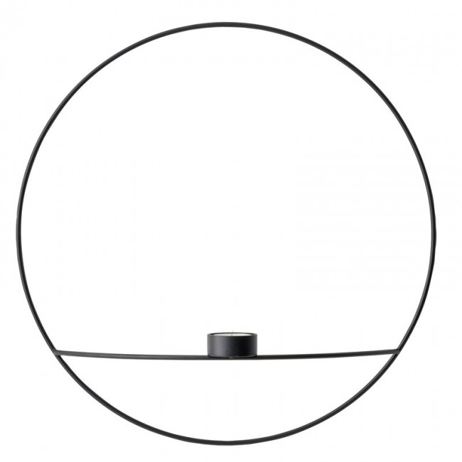 MENU 메누 POV Circle tealight holder L 블랙 MN4814539