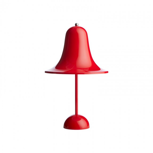 VERPAN 팬탑 포터블 테이블조명 18 cm 브라이트 레드 Verpan Pantop Portable table lamp 18 cm  bright red 06435