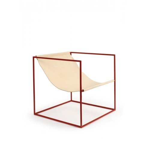 VALERIE OBJECTS 발레리 오브젝트 Solo Seat lounge 의자 red - leather VOV9018021