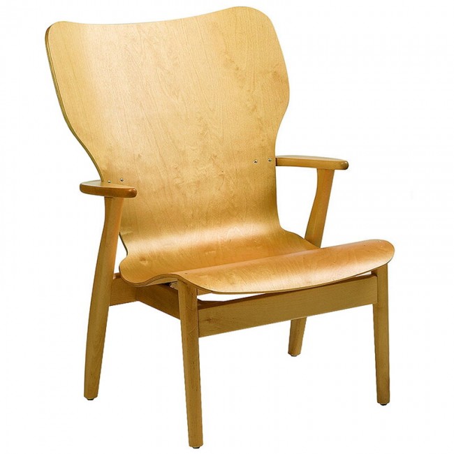 ARTEK 도무스 라운지체어 stained honey Artek Domus lounge chair  stained honey 03931