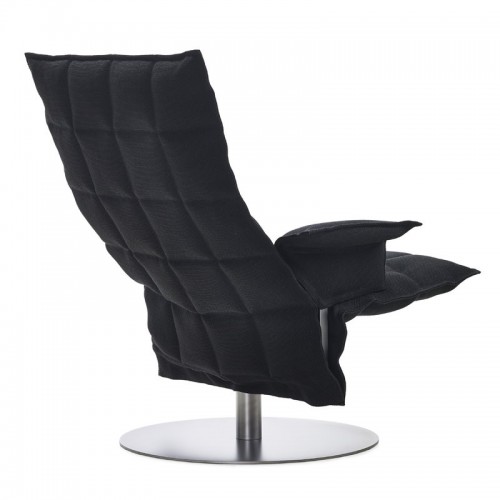 Woodnotes K 의자 with armrest swivel base 블랙 WN46009-25699