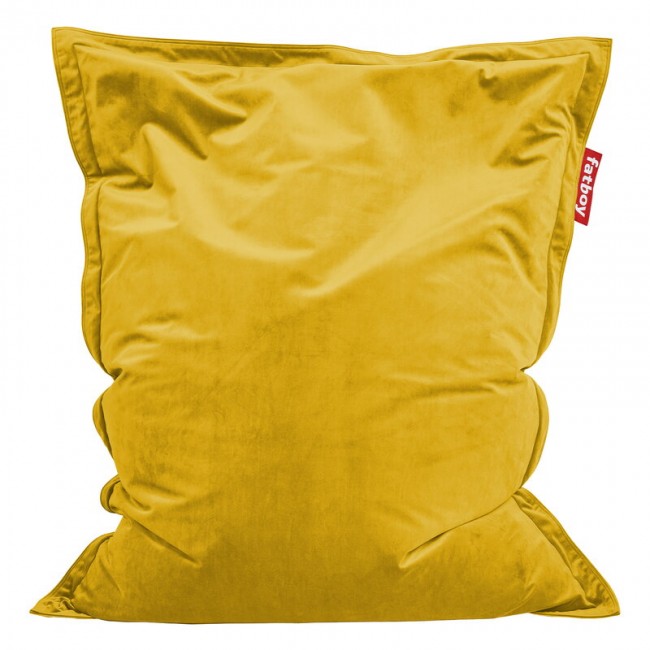 FATBOY 오리지널 Slim 벨벳 Recycled bean bag 골드 honey Fatboy Original Slim Velvet Recycled bean bag  gold honey 03573