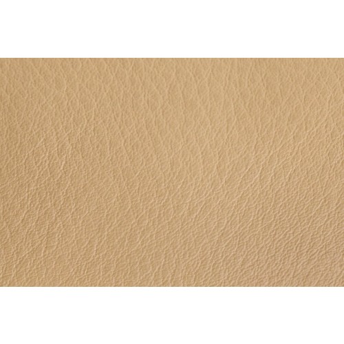 Hem Puffy ottoman sand leather - cream steel HE20294
