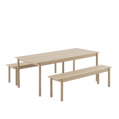 MUUTO 무토 Linear Wood bench 170 x 34 cm oak MU30920