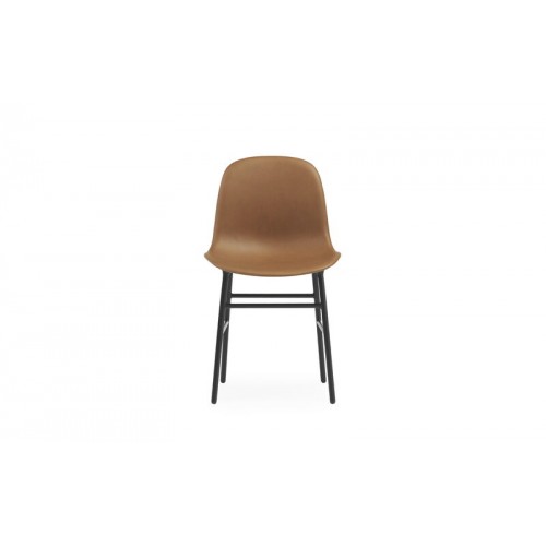 NORMANN COPENHAGEN 노만코펜하겐 Form 의자 블랙 steel - brandy leather Ultra NC1350250-41574
